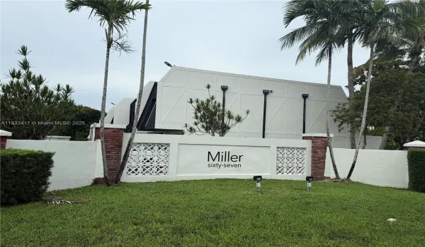 Miller Sixty-Seven entrance sign