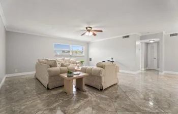 EXTRA SPACIOUS ALL TILED LIVING ROOM