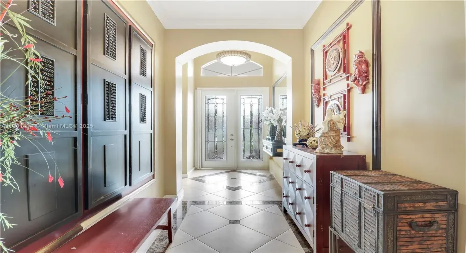 Sunlite double glass door entry