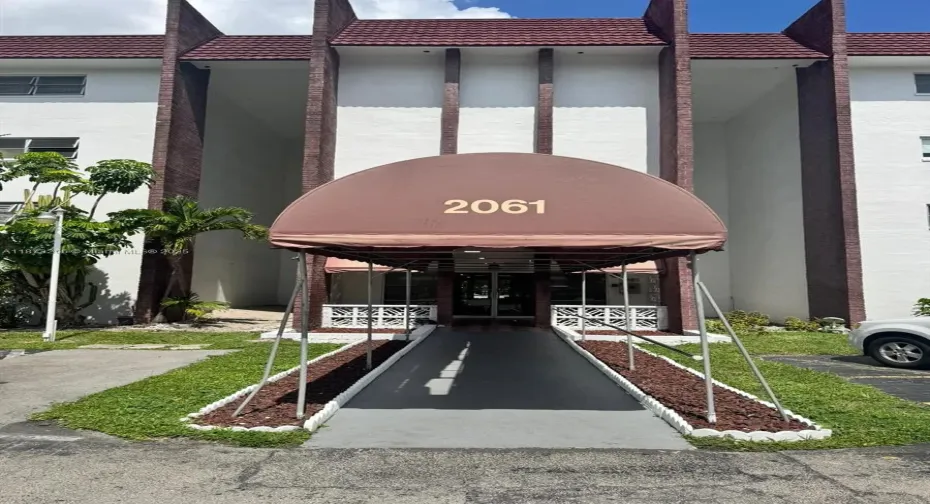 FRONT OF STRUCTURE