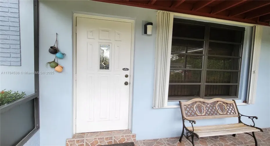 Screened-in Front porch