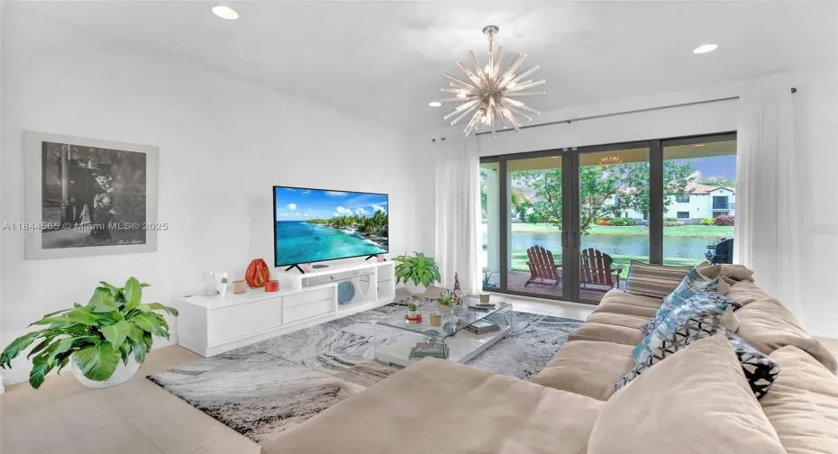 Lake View from the Living Room