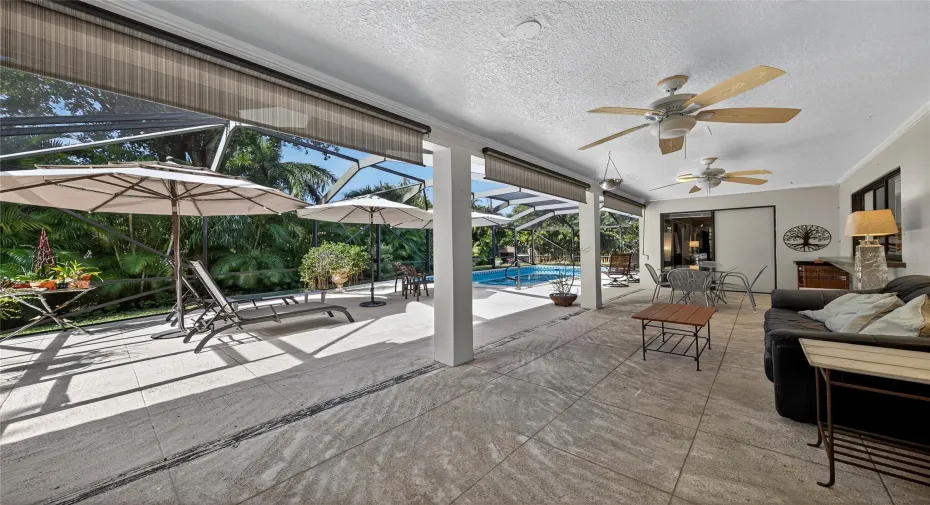 Enjoy your private oasis with saltwater heated pool and large lanai