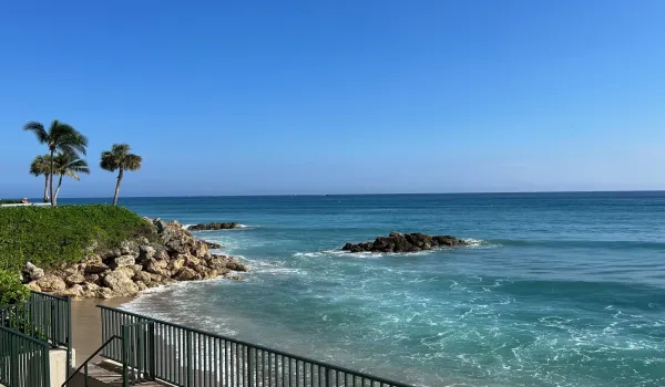 View from Private Patio!