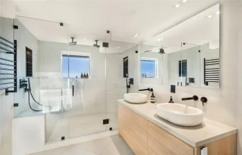 Master Shower Intracoastal & Sunset Views