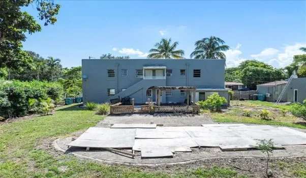 Rear existing structure