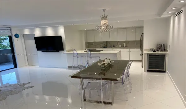 Kitchen and dining area