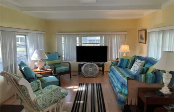 Living room with Great View of Canal