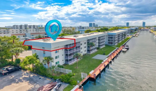 Top-floor corner unit highlighted—minutes from Sunny Isles & Aventura Mall.