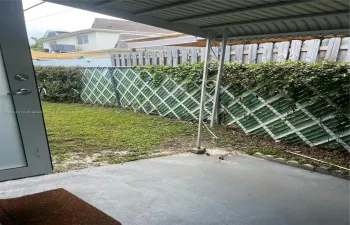 patio/backyard