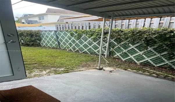 patio/backyard