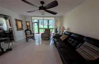 Living Room blinds open