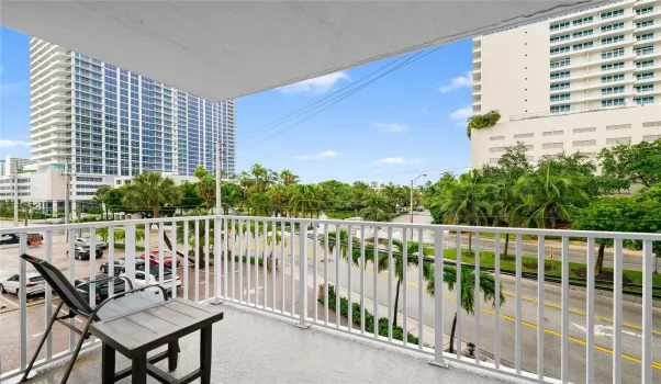 Balcony view north