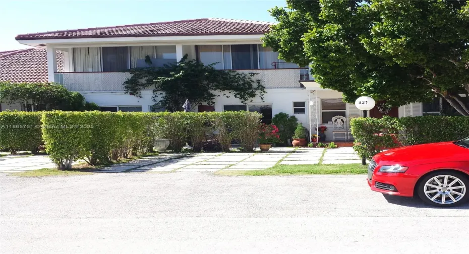 Front entrance and Parking spot