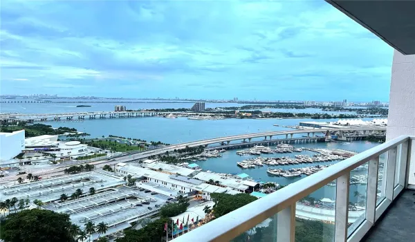 view from bedroom and living room