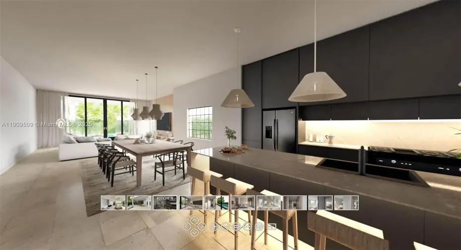 Kitchen view from the chimeney