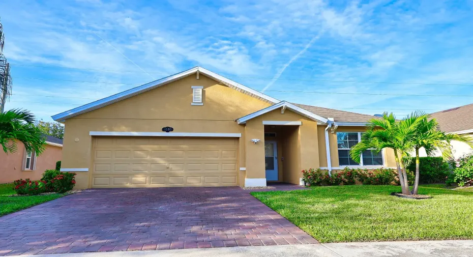 Beautifully landscaped entrance
