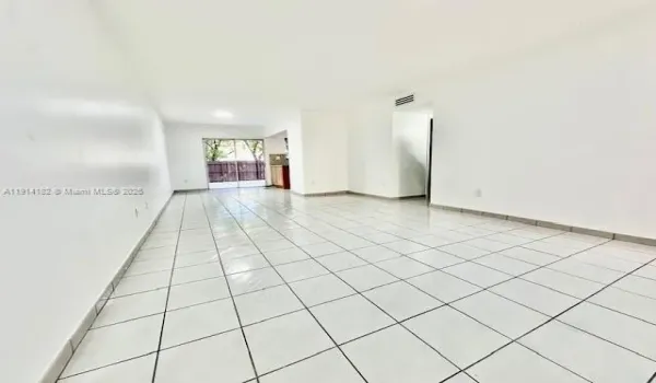 Entry, living & dining area