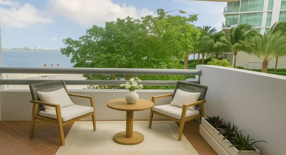 Virtually edited, furniture added