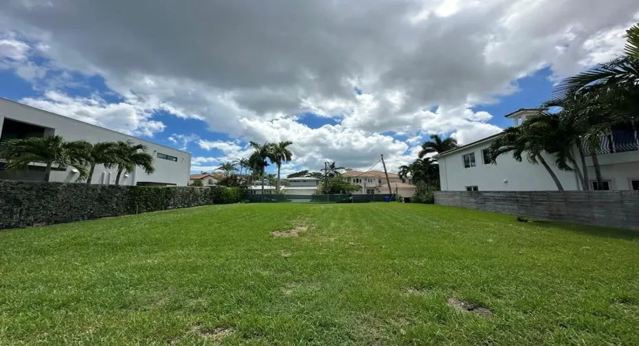 Looking South toward Road/Front