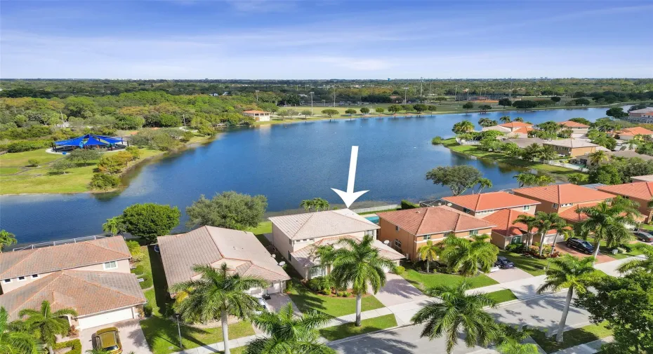 Directly across from Coconut Creek's largest City Park, 54 acre Sabal Pines.