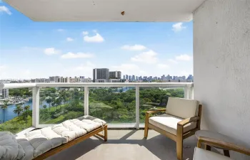 Stunning views from balcony