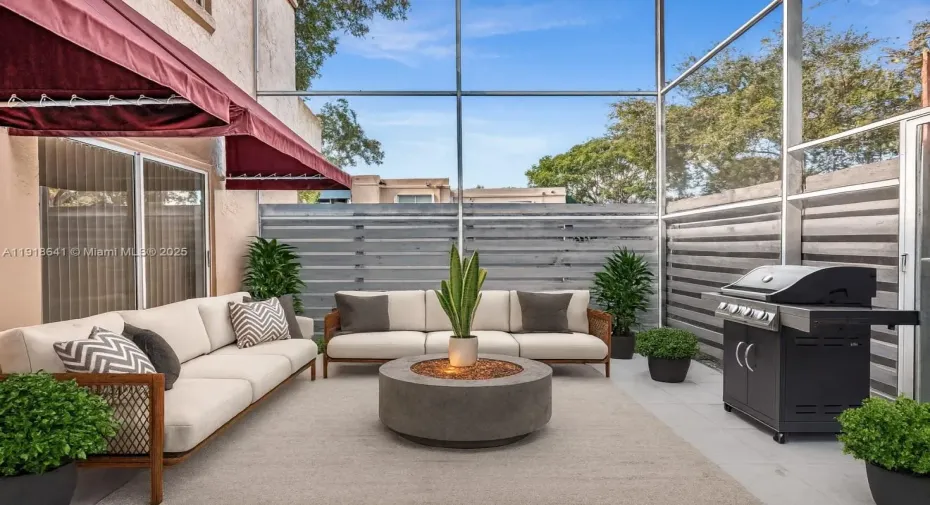 Virtually rendered furnishings.