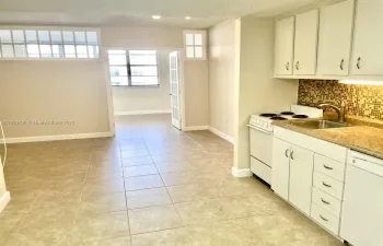 Kitchen, Living, Dining area