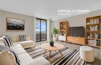 Design Idea - Virtually Staged.
6830 Indian Creek Drive, Unit #6D, Miami Beach, FL 33141.  Indian Creek Club & Marina Condo North.