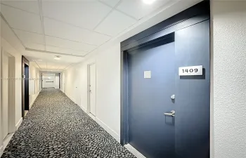 Entrance door.