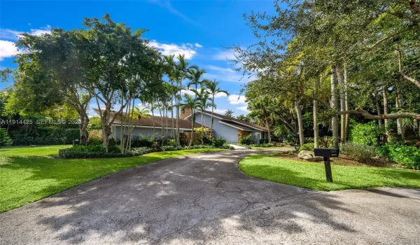 Front exterior driveway