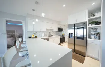 Beautifully upgraded apartment.  Great attention to detail in its renovations.
