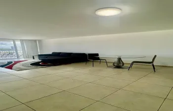 living, dining areas