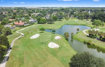 Golf and water view