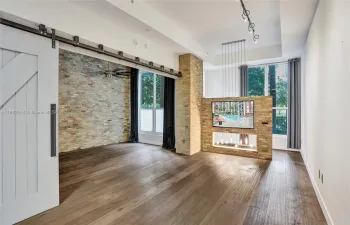 Living room into bedroom