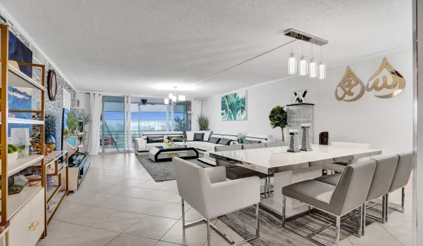 Large Living Room with Sliding Impact Door