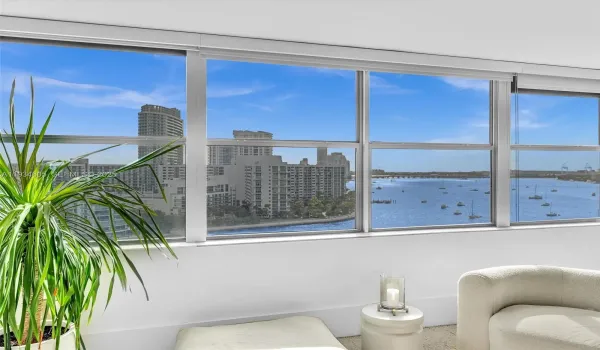 Direct Bay View from unit with Impact windows wall to wall