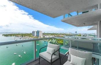 Two private balcony's for unit as shown