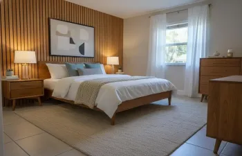 VIRTUALLY STAGED BEDROOM