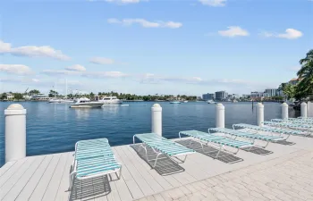 Lounging on the intracoastal.