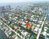 South East Drone Photo with Las Olas Bridge and Atlantic Ocean. 5 minute walk to beach and downtown Fort Lauderdale!