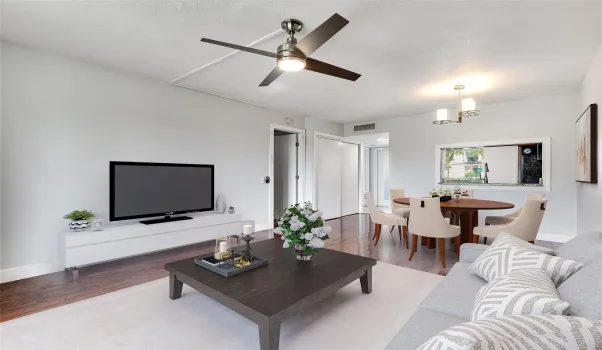 Virtually Staged Living Room