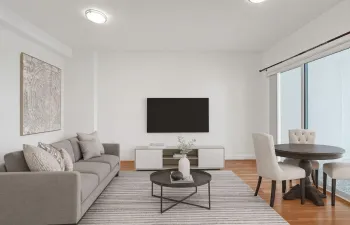 Photo Enhanced with staged furniture