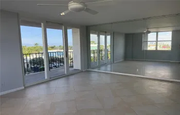 Living room with balcony