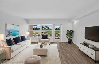 Living Area virtually staged