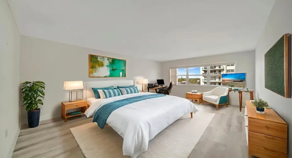 Virtually staged primary