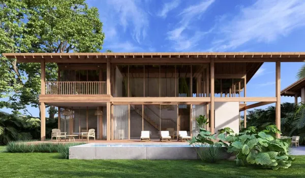 Pool and back of house