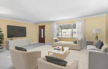 Virtually Staged Living Room