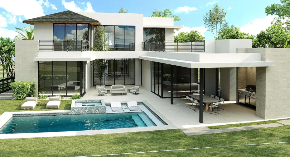 Stunning new Construction in The Polo Club