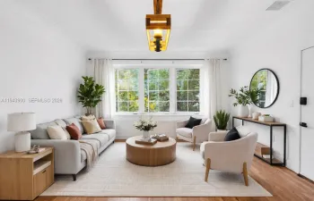 Virtually rendered furniture and decor